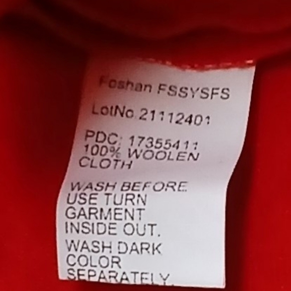 PatPat Baby Red Winter Coat with Leopard Trim – Size 12–18M – NWT - Picture 7 of 8